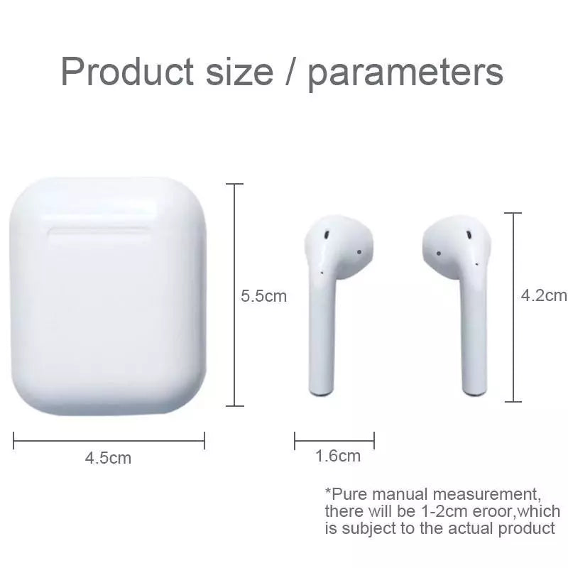 Auriculares inalámbricos Bluetooth I12